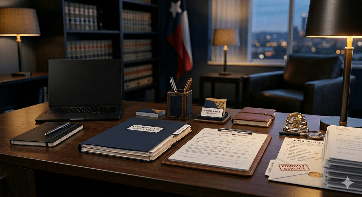 Professional process serving office